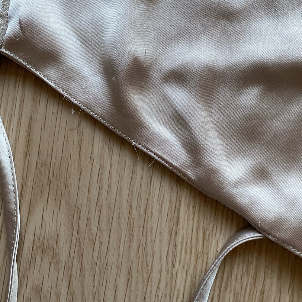 Garage Satin Halter Triangle Top - Picture 7 of 8